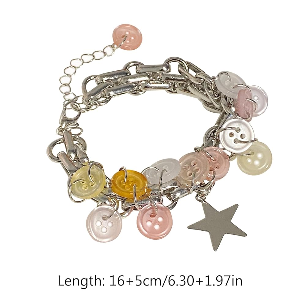 Amazon.co.jp: [JINAA] ファッションチャームブレスレット合金星
